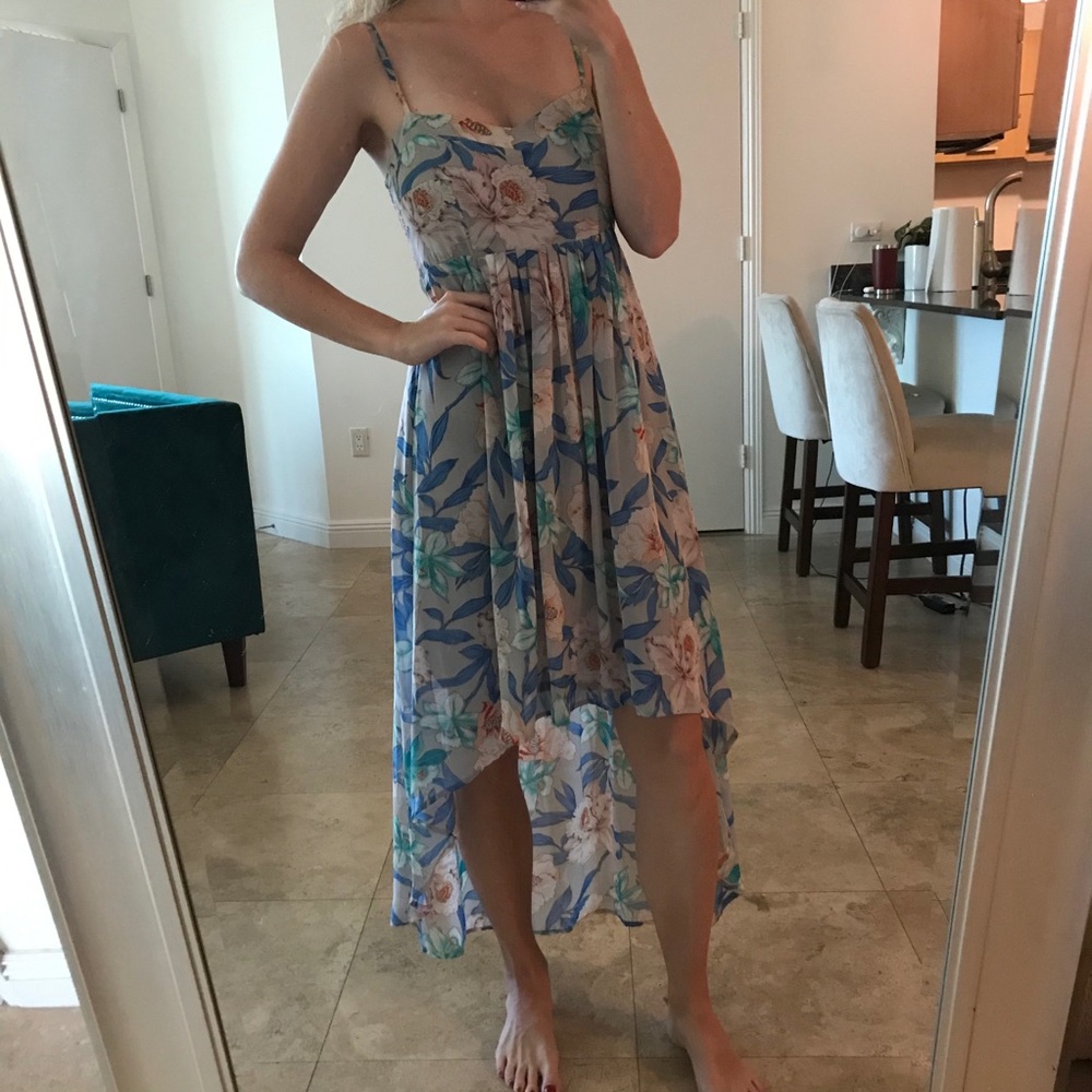 Millau floral hi-low dress 🌸